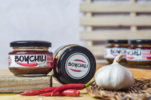 Boychili - Chili Garlic Oil 100g - Reseller Package 1 box (24 bottles)